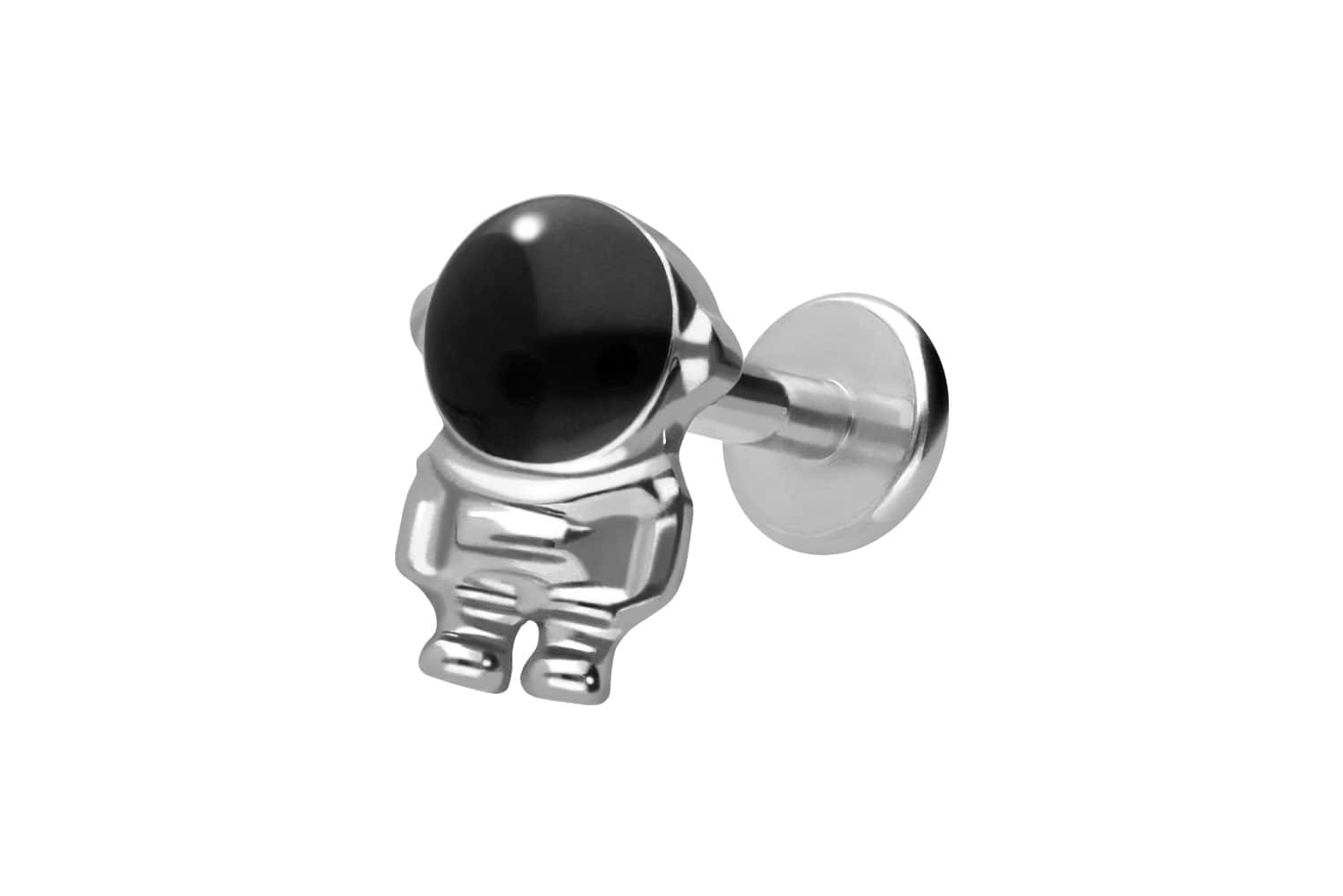 Titan Labret Piercing mit Innengewinde ASTRONAUT